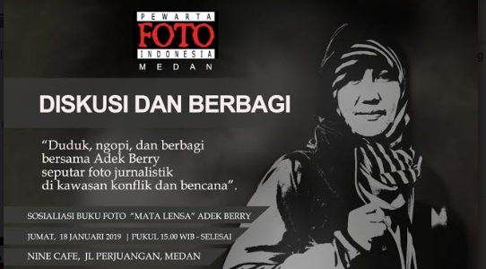 Besok ! PFI Medan akan Gelar Talkshow dan Diskusi Foto ‘Bareng’ Adek Berry