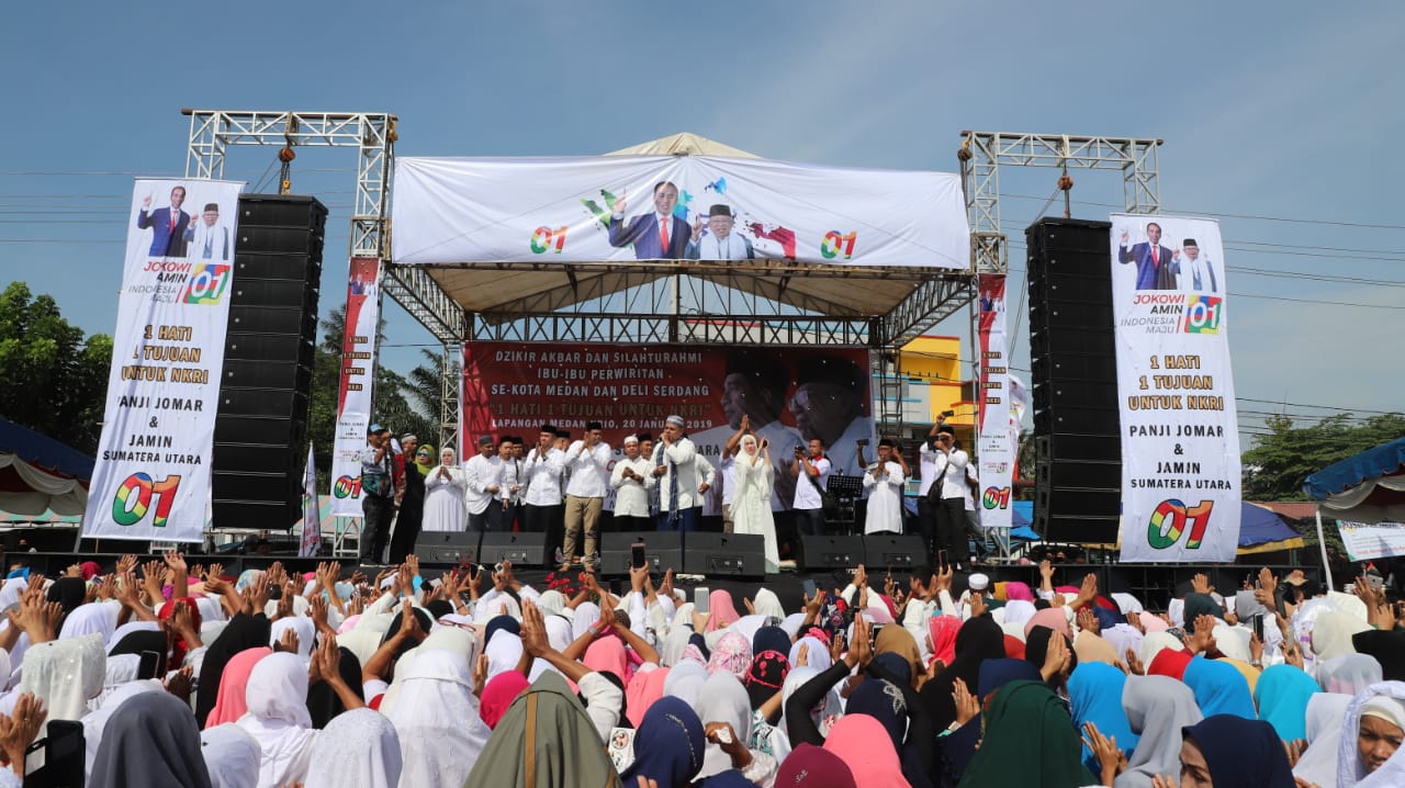 Dzikir Akbar Panji Jomar se kota Medan dan Deliserdang