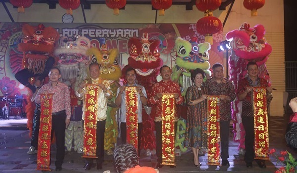 Kapolda Sumut Hadiri Malam Cap Go Meh Warga Malibu