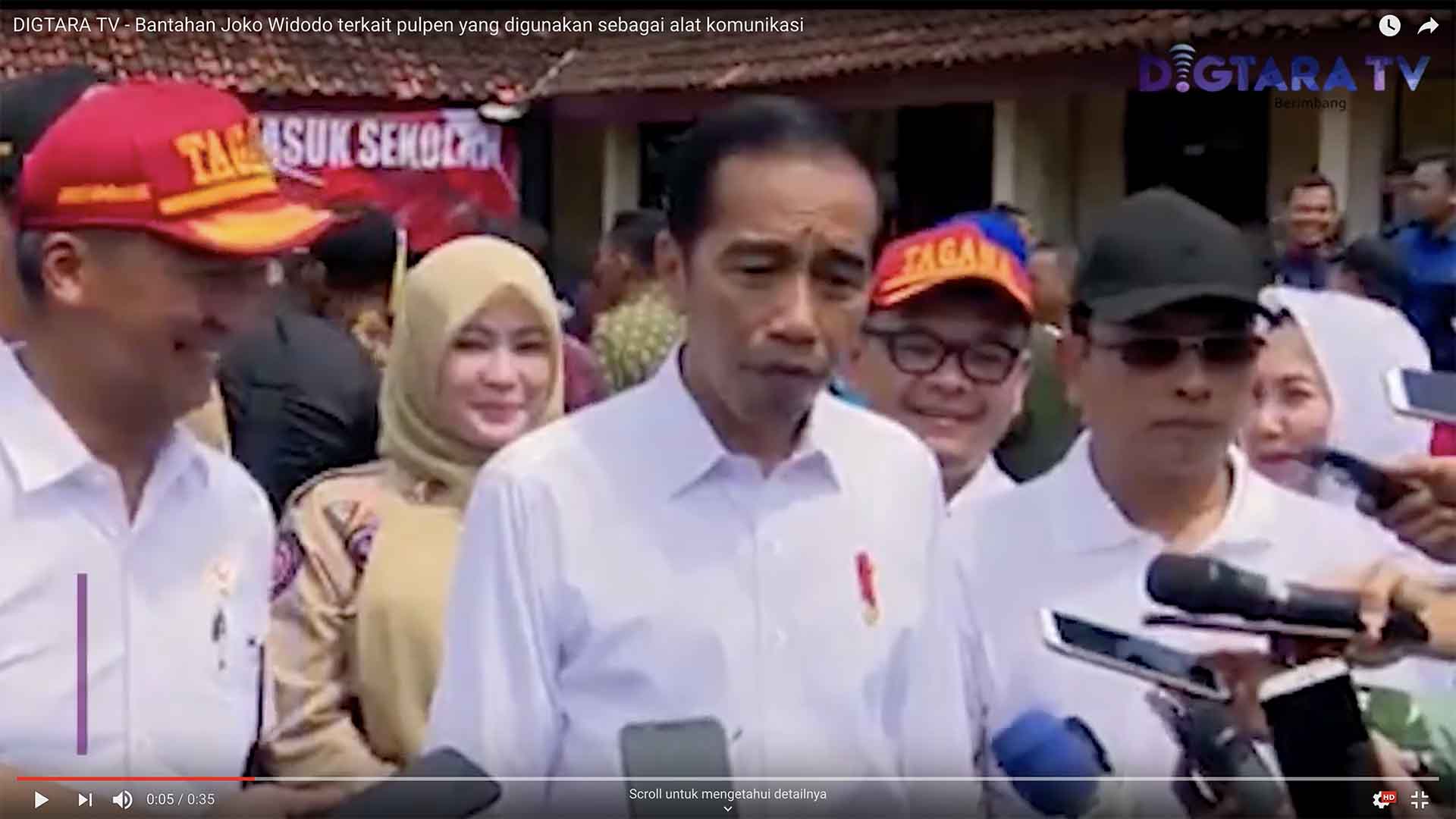 Video : Jokowi Bantah Menggunakan Alat Bantu Dengar Pada Saat Debat ke 2 Pilpres 2019