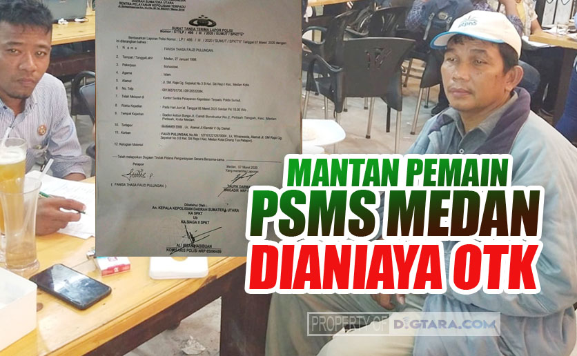 Mantan Pemain PSMS Medan Dianiaya di Stadion Kebun Bunga
