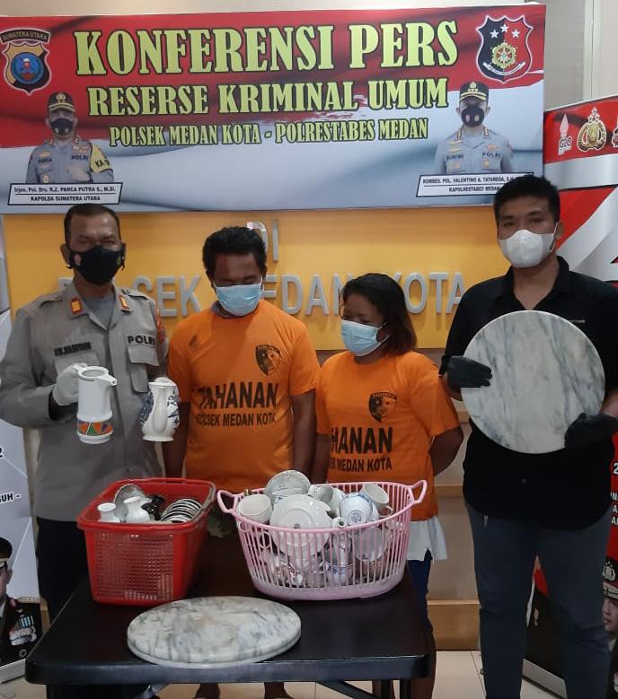 Oknum Tukang Jaga Malam Yang Nekat Bobol Ruko Kosong di Medan Ditahan, Ini Tampangnya
