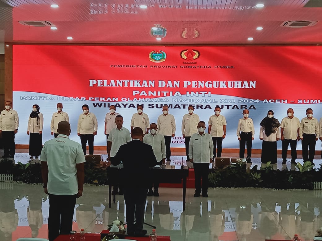 Panitia PON XXI 2024 Dikukuhkan, Sumut Dapat ‘Jatah’ Stadion Baru untuk Penutupan