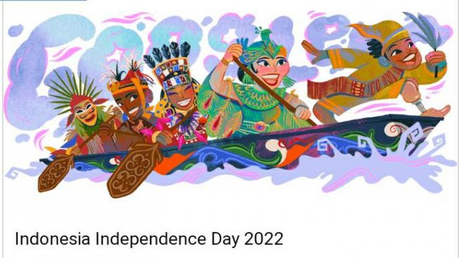 Rayakan HUT ke-77 RI, Google Doodle Tampilkan Karya Seniman Asal Bandung