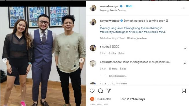 Ariel NOAH dan BCL Ukur Baju Bareng, Begini Kata Netizen