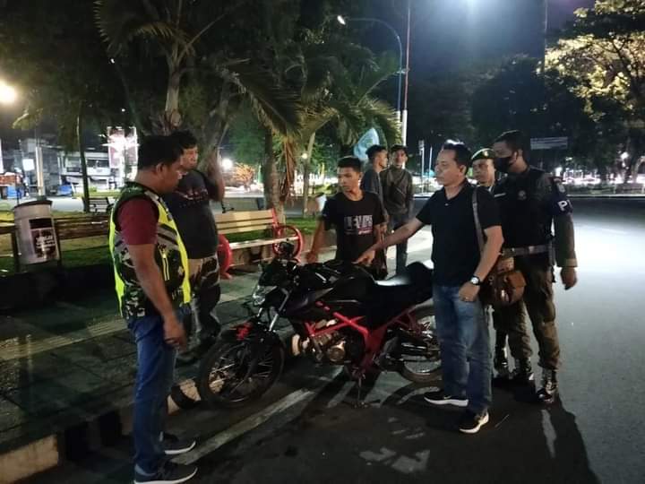Cegah Geng Motor, Tim Gabungan Kodim 0203/Lkt Razia, Belasan Sepmor Diamankan
