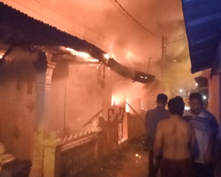 Lima Rumah di Belawan Terbakar, Empat Orang Meninggal Dunia