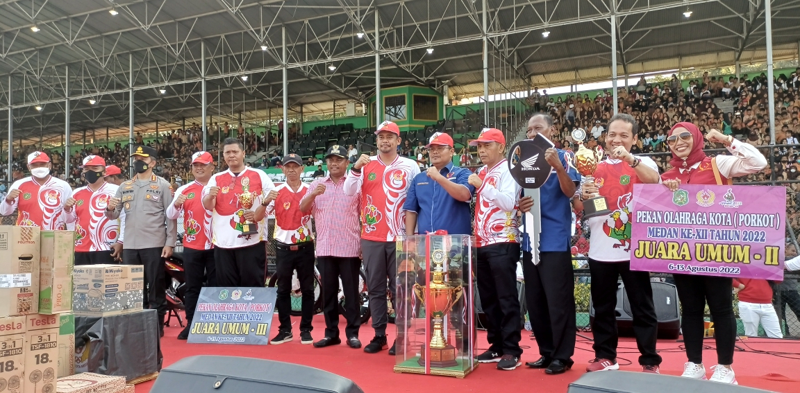 Porkot Medan 2022 Ditutup, Denai Juara Umum Lagi, Delapan Kali Beruntun