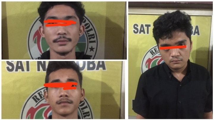 Miliki Narkoba, Tiga Warga Langkat Ditangkap di Binjai, Barang Bukti Ditelan
