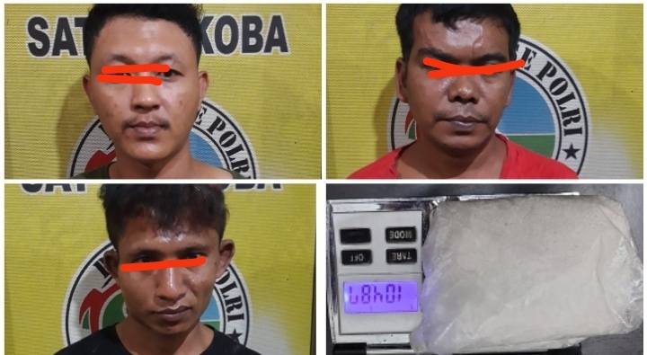 Tiga Anggota Sindikat Narkoba Ditangkap di Binjai