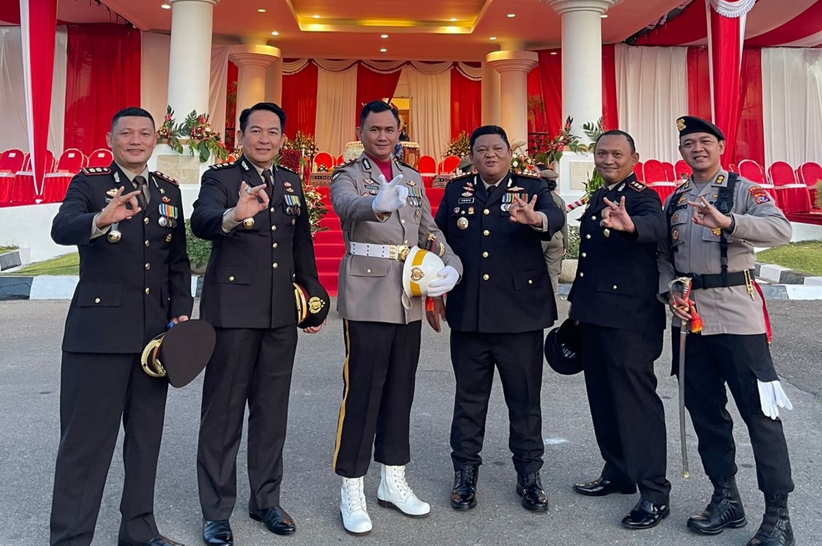 Perwira Akpol angkatan 2000 Dominasi Upacara Penurunan Bendera HUT ke-77 Kemerdekaan RI di Kupang