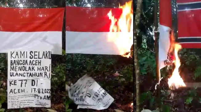 DPR Minta Polisi Usut Video Viral Pembakaran Bendera Merah Putih