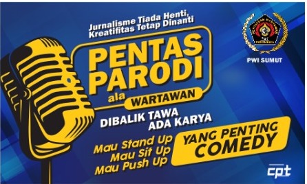 Lomba Stand Up Comedy ala Wartawan, Dibalik Tawa Ada Karya