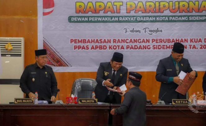 DPRD Padangsidimpuan Gelar Rapat Paripurna KUA-PPAS 2022