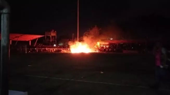 Polisi Ungkap Penyebab Lampu Stadion Mati saat Laga Persiraja vs PSMS