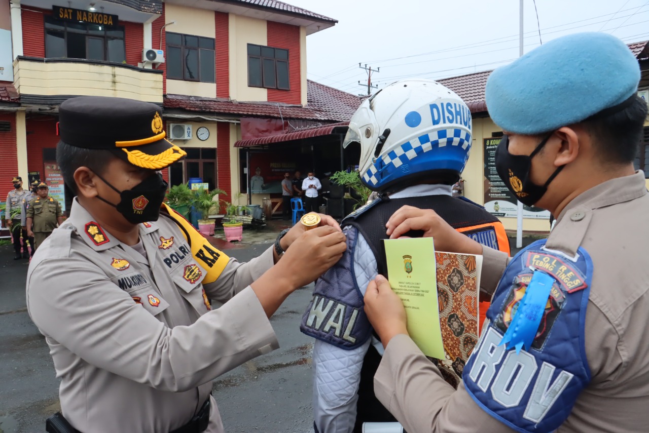 Polres Tebingtinggi Apel Gelar Pasukan Operasi Zebra Toba 2022