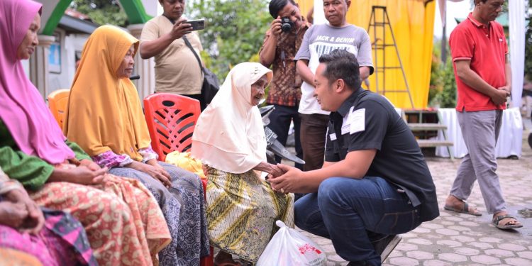 Menyambut HUT Humas Polri, Erlangga Nasution Silaturrahmi Dengan Warga