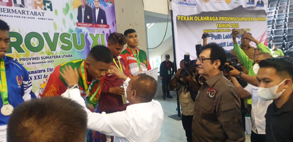 Gubsu Tinjau Cabor Karate Porprovsu, Minta Wasit Profesional Agar Tidak Rusak Masa Depan Atlet