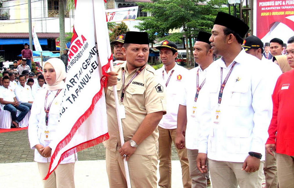 Teriakan Gerindra Menang di Tapsel Bergema di Acara Pelantikan Abdul Basith Dalimunthe