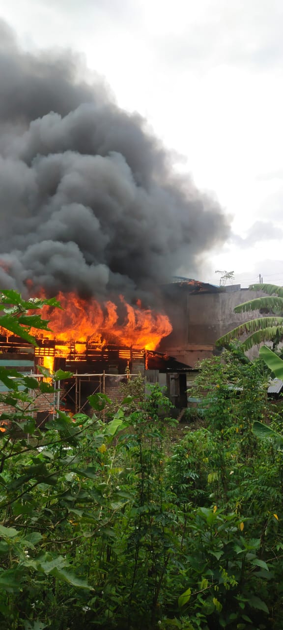 Kebakaran Terjadi di Sihitang, 1 Unit Rumah Hangus Dilalap Sijago Merah