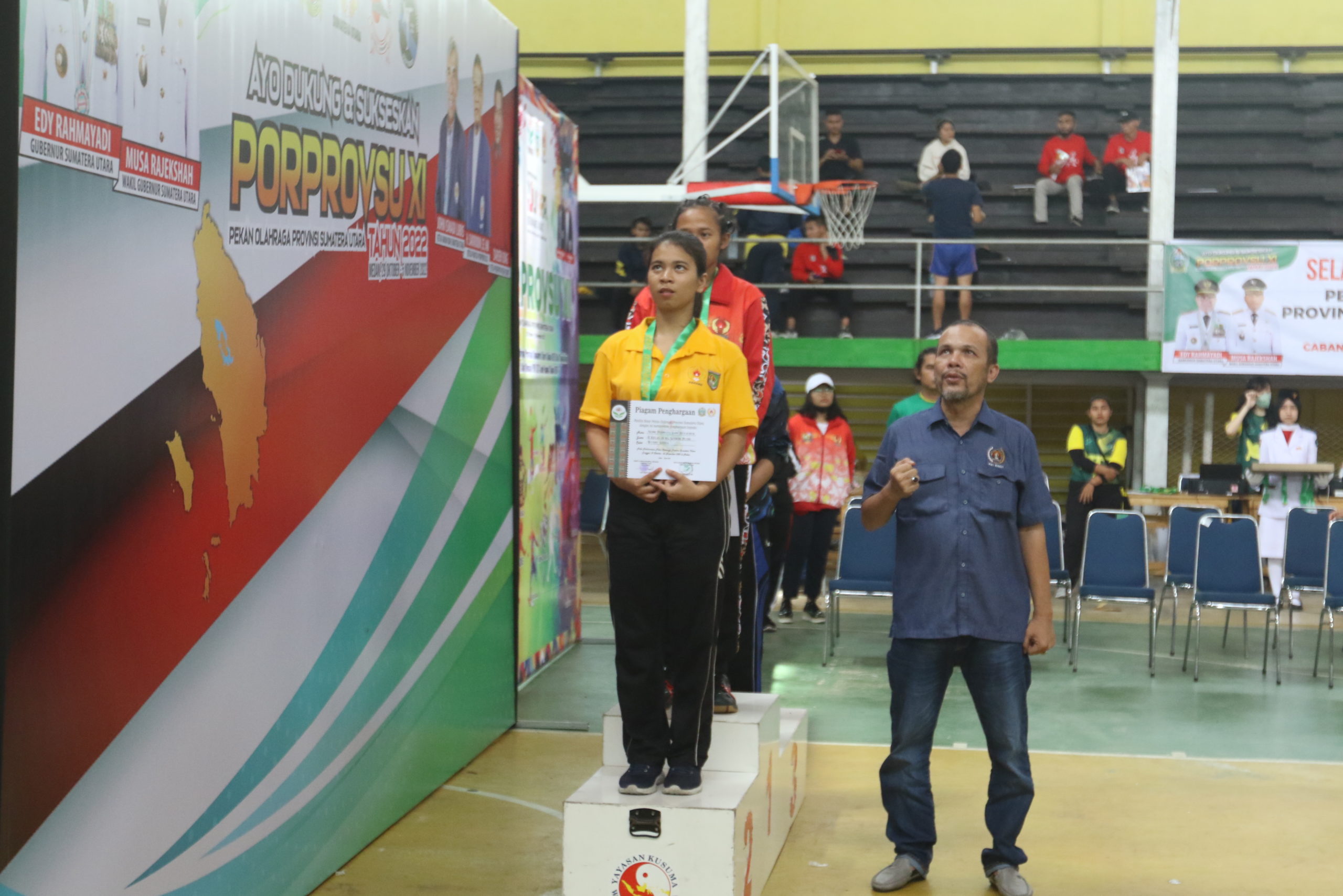 Raih 8 Emas, Karo Kuasai Arena Wushu Porprovsu