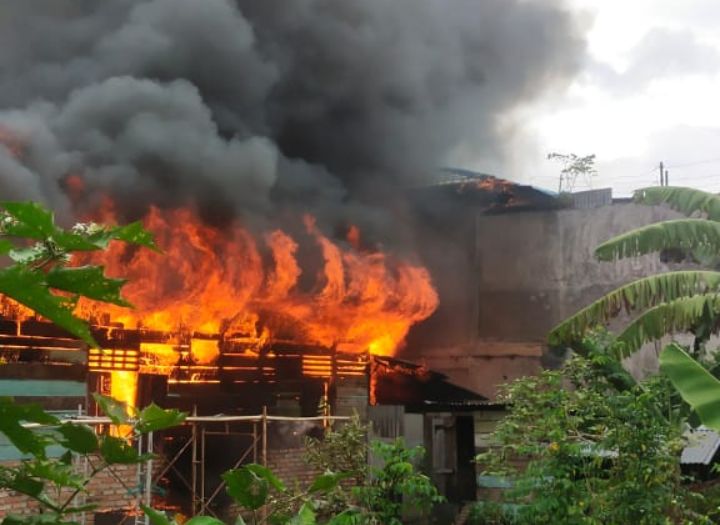 Kebakaran di Sihitang, 1 Unit Rumah Hangus Dilalap Si Jago Merah