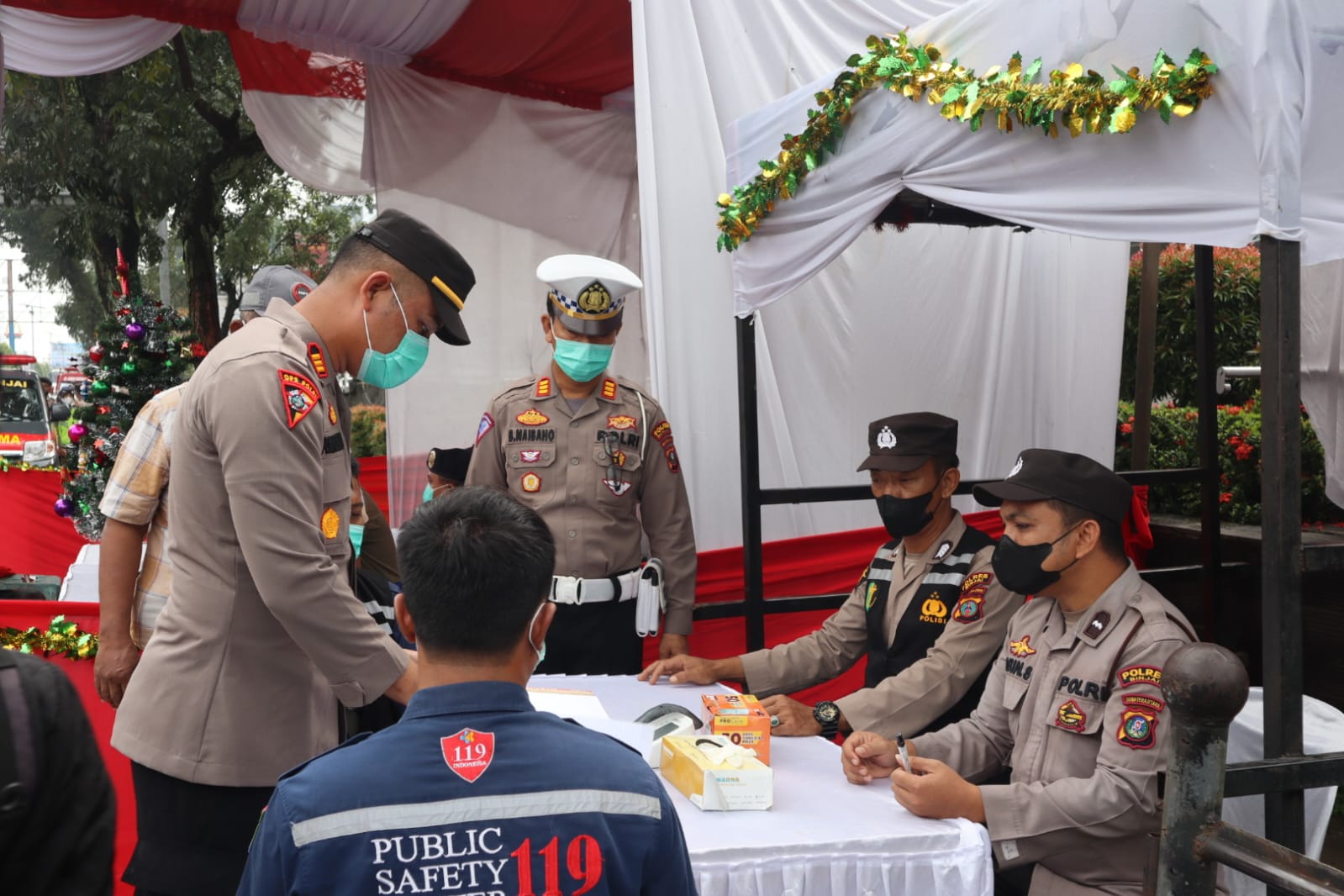 Jelang Nataru, Polres Binjai Lakukan Pengamanan di Sejumlah Titik Rawan
