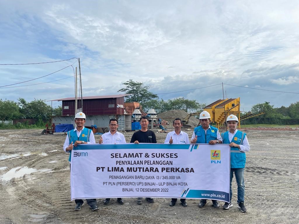 PLN Layani Pemecah Batu PT. Lima Mutiara Perkasa