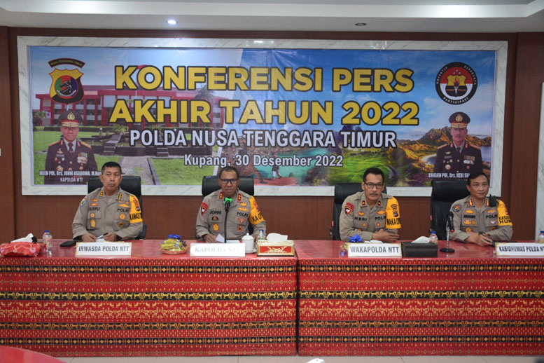 Selama Tahun 2022, Polda NTT Terima 100 Pengaduan Masyarakat