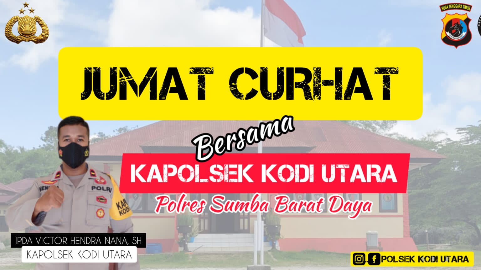 Jumat Curhat Jadi Ajang Luapkan Keluh Kesah Warga kepada Kapolsek Kodi Utara