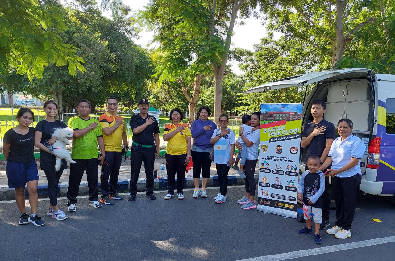 Bagian Psikologi Polda NTT Beri Layanan Psikologi Sosial Peserta CFD