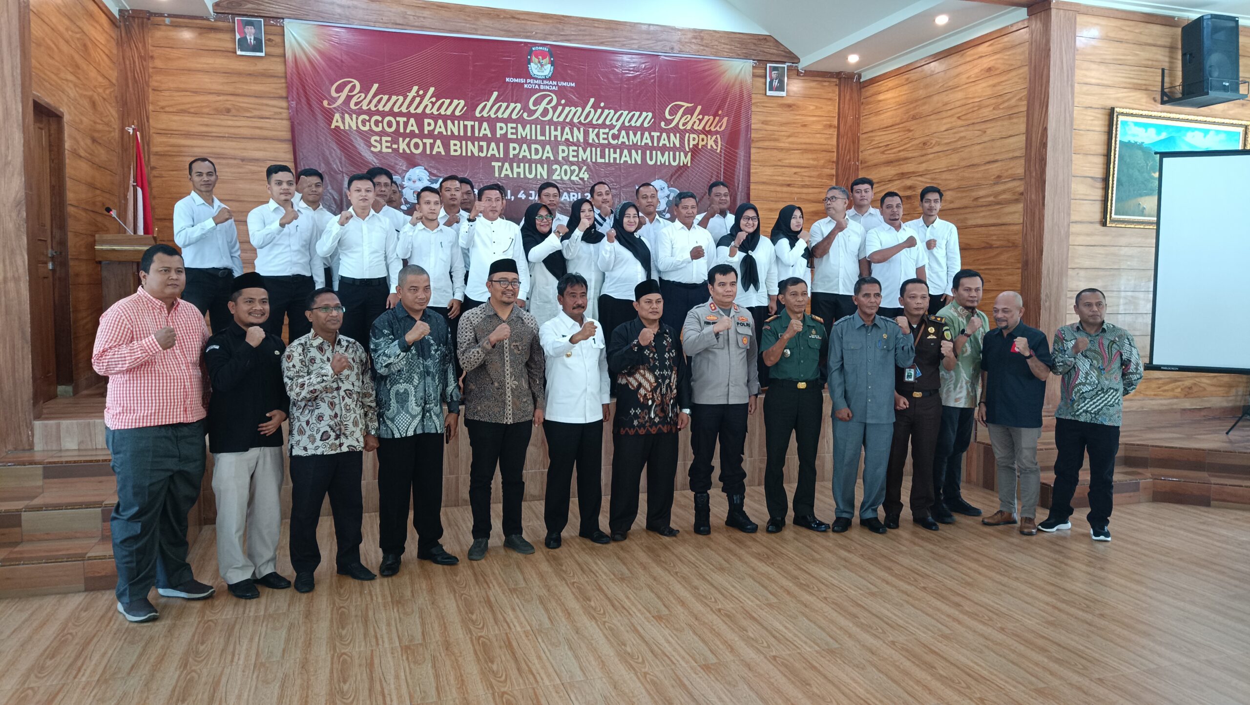 25 Orang Anggota PPK Dilantik, Wali Kota Binjai Minta Bersikap Jujur dan Adil