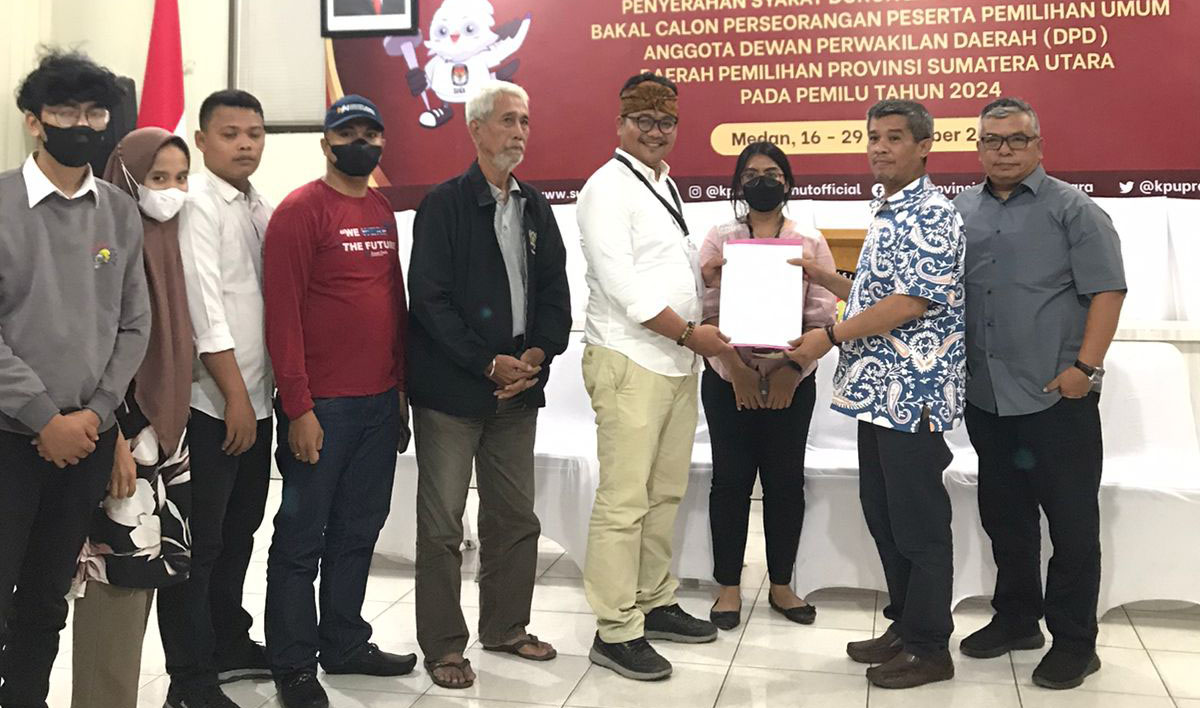 Dokumen Dinyatakan Lengkap, Andi Julianto Barus Sah Jadi Bakal Calon Anggota DPD RI 2024-2029
