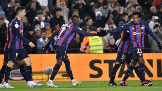 Gol Tunggal Dembele ke Gawang Real Sociedad Bawa Barcelona ke Semifinal Copa del Rey