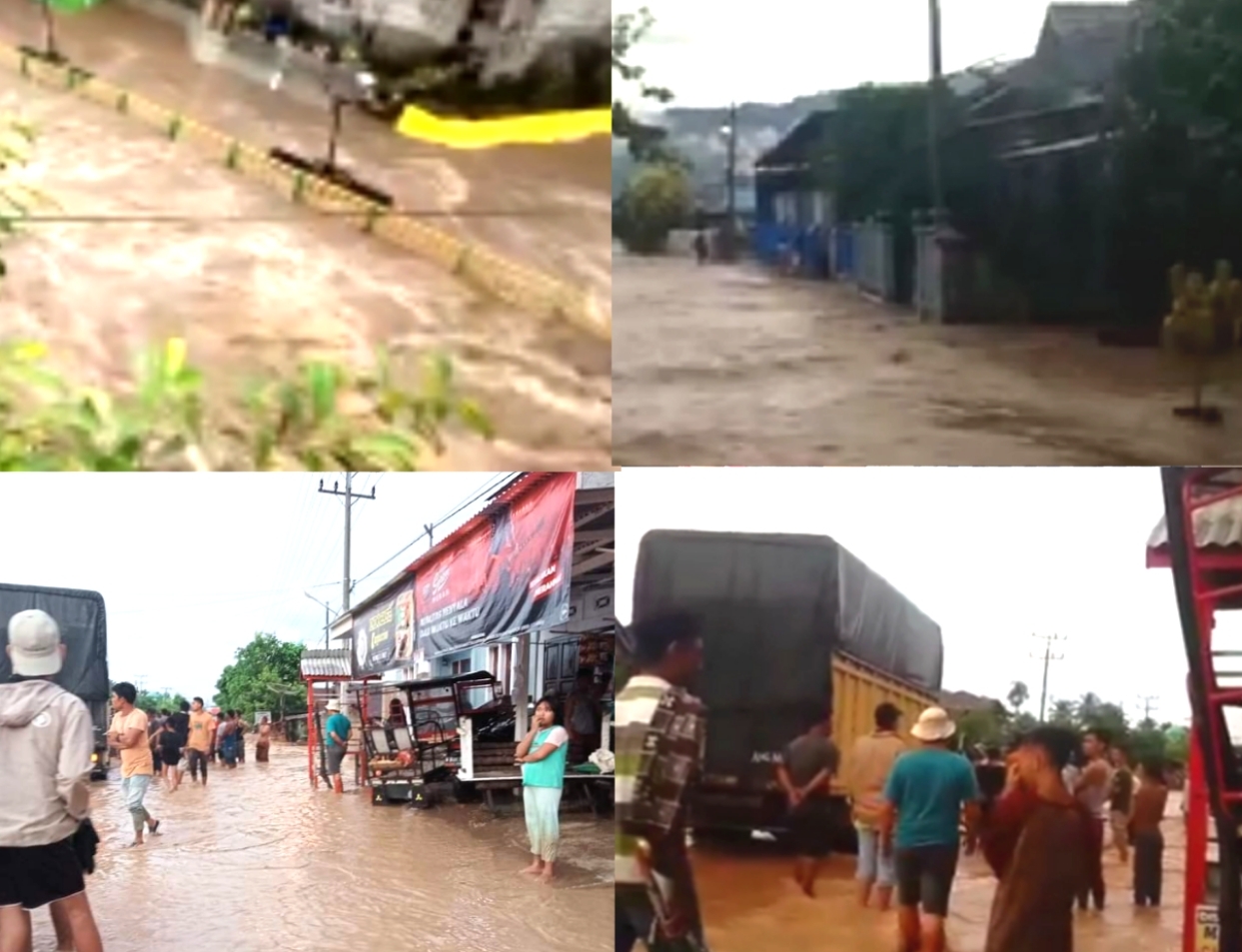 Banjir Atau Tergenang? Sejumlah Titik di Kota Padangsidimpuan Terdampak Usai Diguyur Hujan