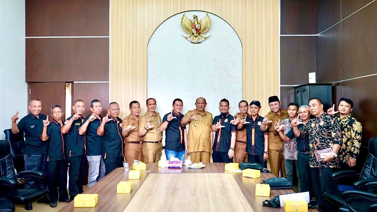 Syah Afandin Terima Audiensi PMM dan Pengurus Joko Tingkir