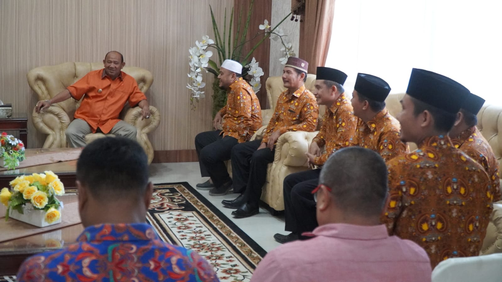 Syah Afandin Terima Audiensi Asosiasi Guru Agama Islam dan Persatuan Tukang Bakso