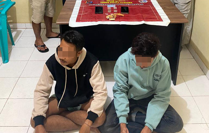 Miliki Narkoba Jenis Shabu dan Ganja, Dua Pemuda di Kabupaten Manggarai Barat Diamankan Polisi