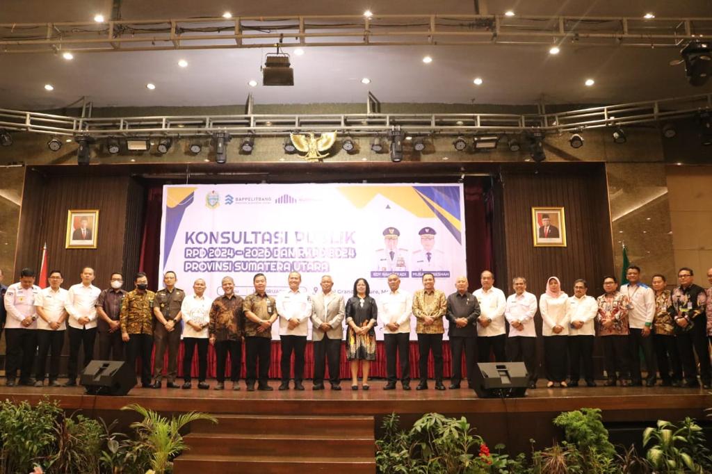 Tindaklanjuti Intruksi Mendagri, Pemprovsu Gelar Konsultasi Publik RPD 2024-2026 dan RKPD 2024