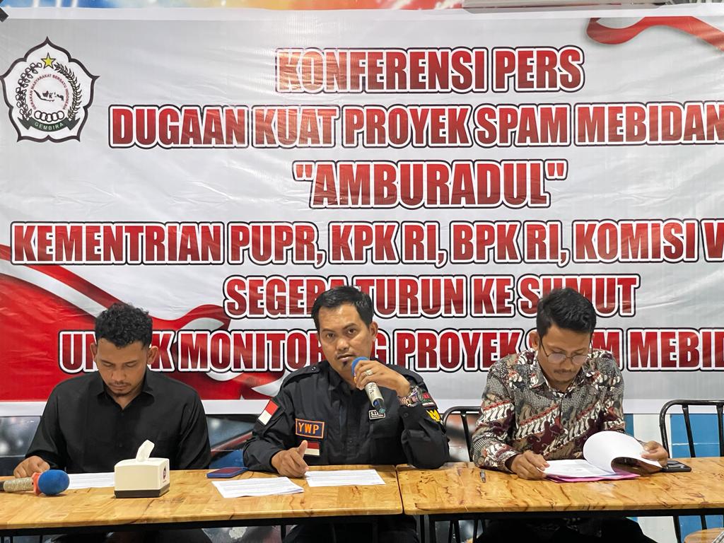 Diduga Amburadul, DPP Gerakan Masyarakat Bersatu Indonesia Raya Soroti Pembangunan SPAM