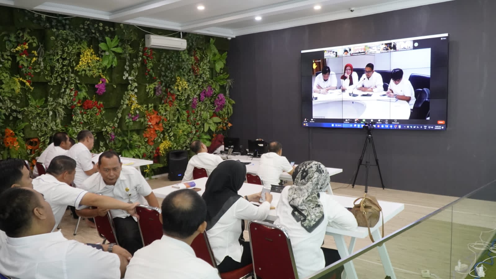 Pemkab Langkat Ikuti Sosialisasi Monitoring MCP Tahun 2023