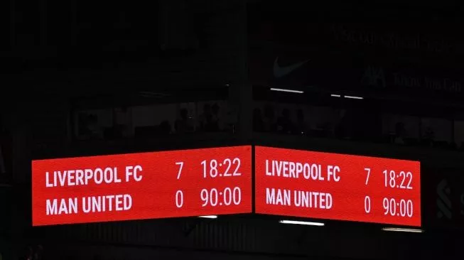 Tanpa Ampun! Liverpool Hajar Manchester United 7-0 di Anfield