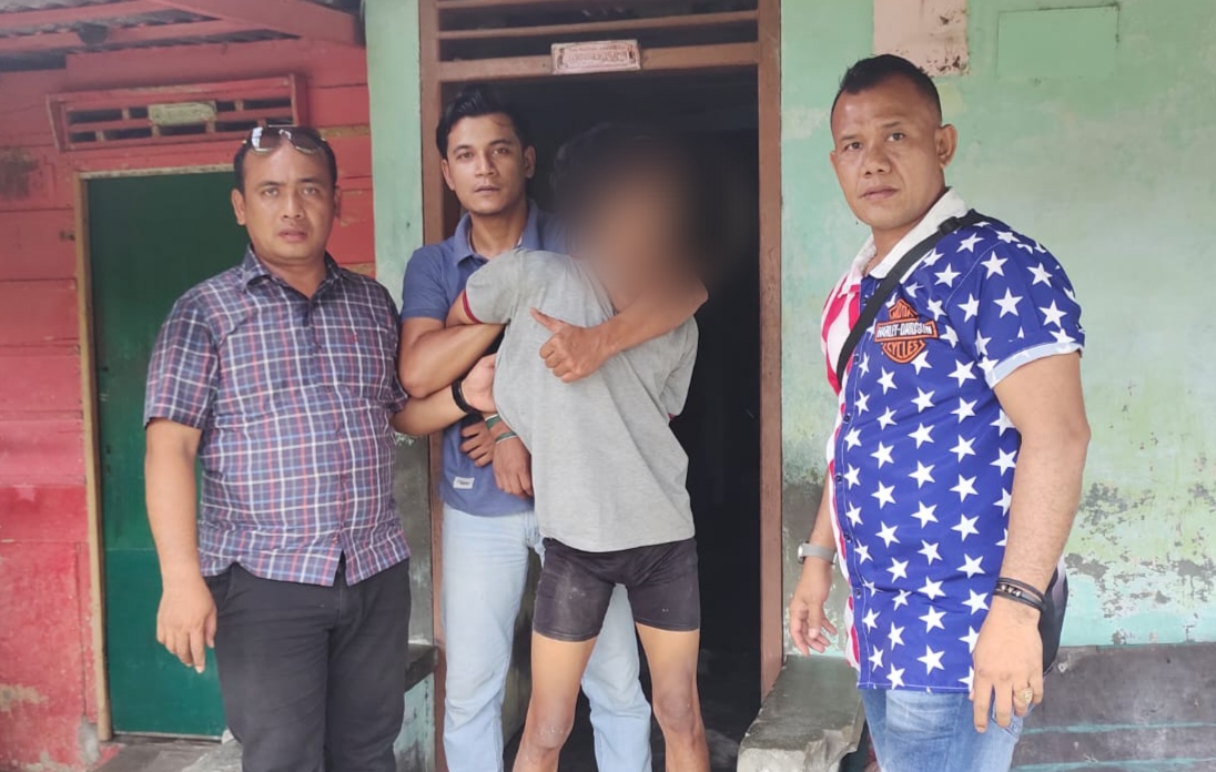 Polsek Pangkalan Brandan Gagalkan Peredaran 10 Bal Ganja di Brandan, Satu Pelaku Ditangkap
