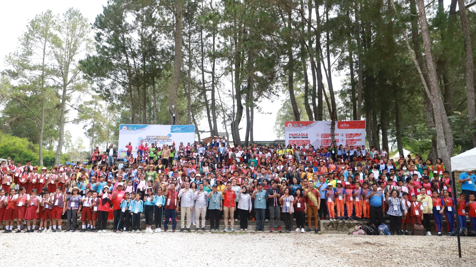 Cegah Ketergantungan Gadget, 500 Siswa Antusias Ikut Toba Kaldera Festival Pancamain Indonesia 2023