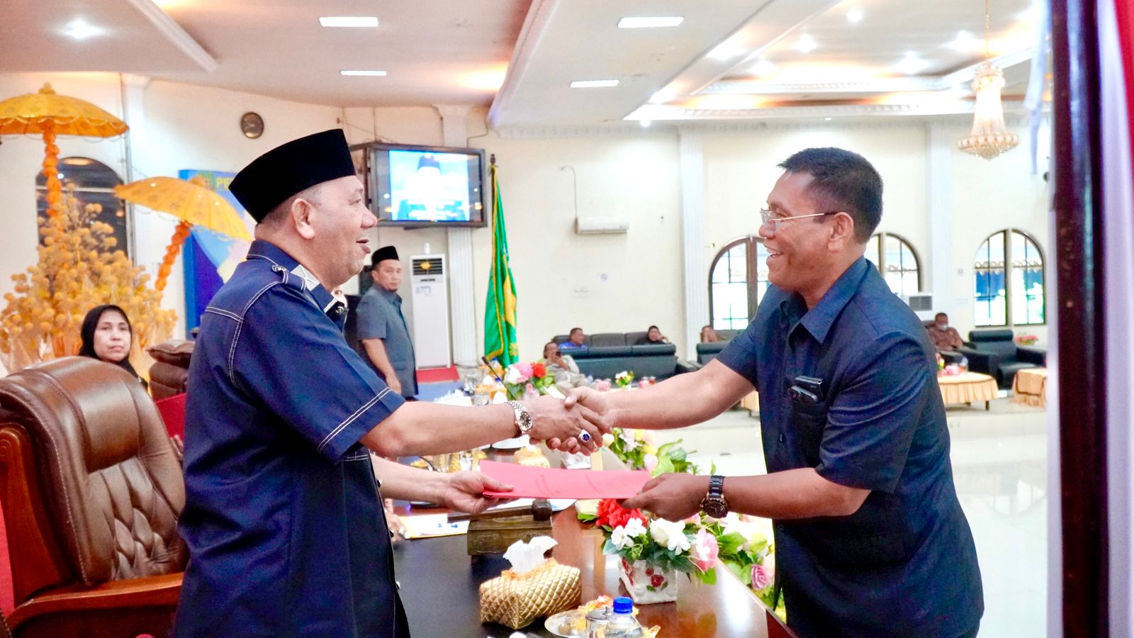 Hadiri Paripurna, Berikut Jawaban Syah Afandin Atas Pandangan Fraksi DPRD Langkat