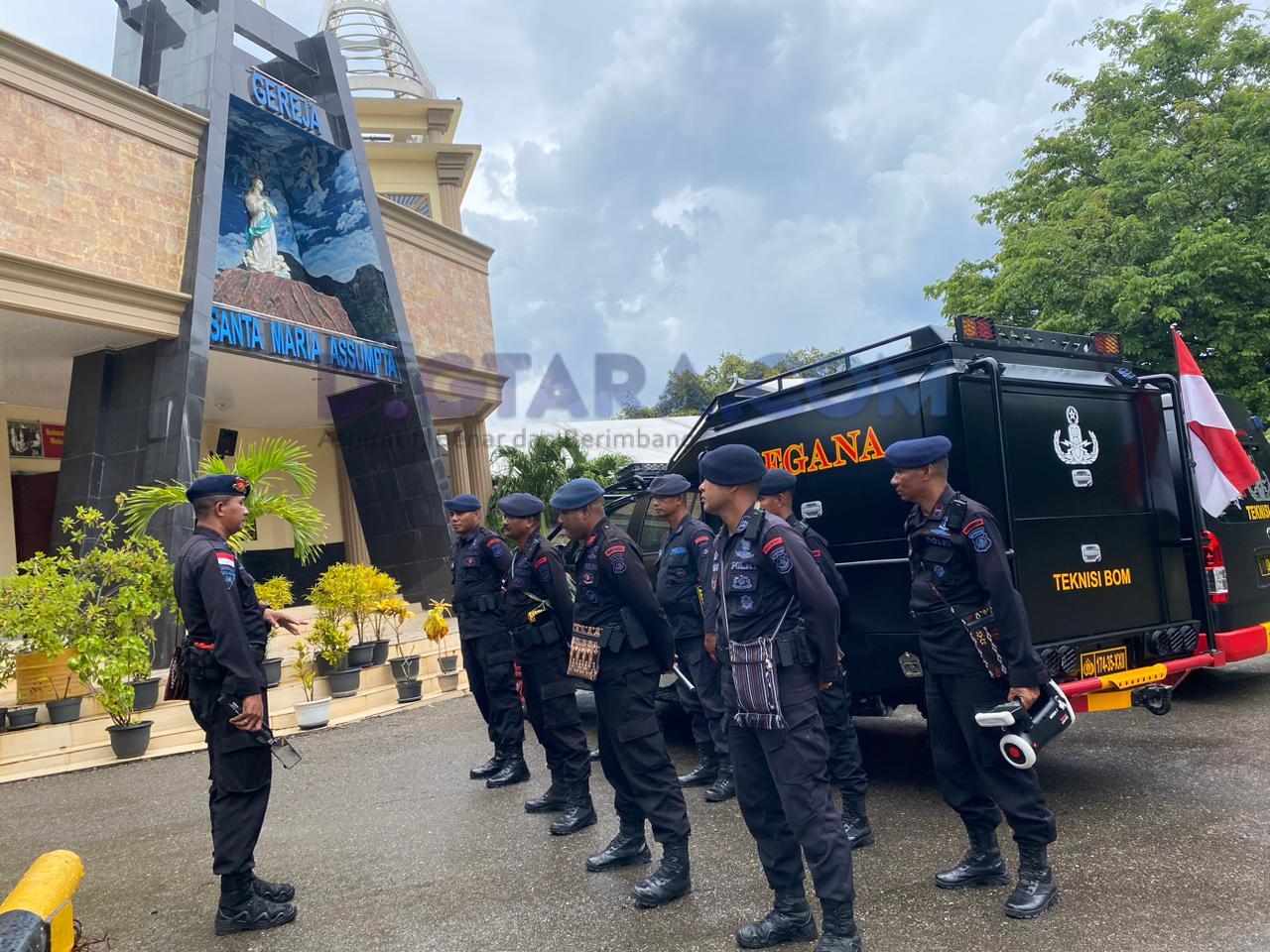 Polda NTT Kerahkan Tim Jibom Sterilisasi Gereja di Kota Kupang