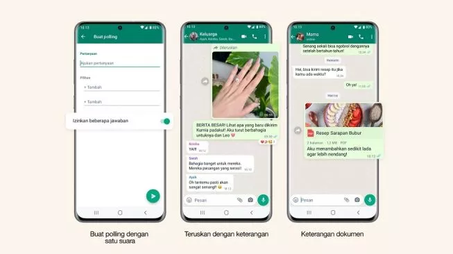 WhatsApp Hadirkan Pembaruan pada Fitur Polling, Cek!