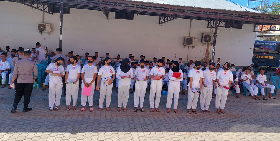19 Catar Akpol Panda NTT Gugur Seleksi Kesehatan Tahap I