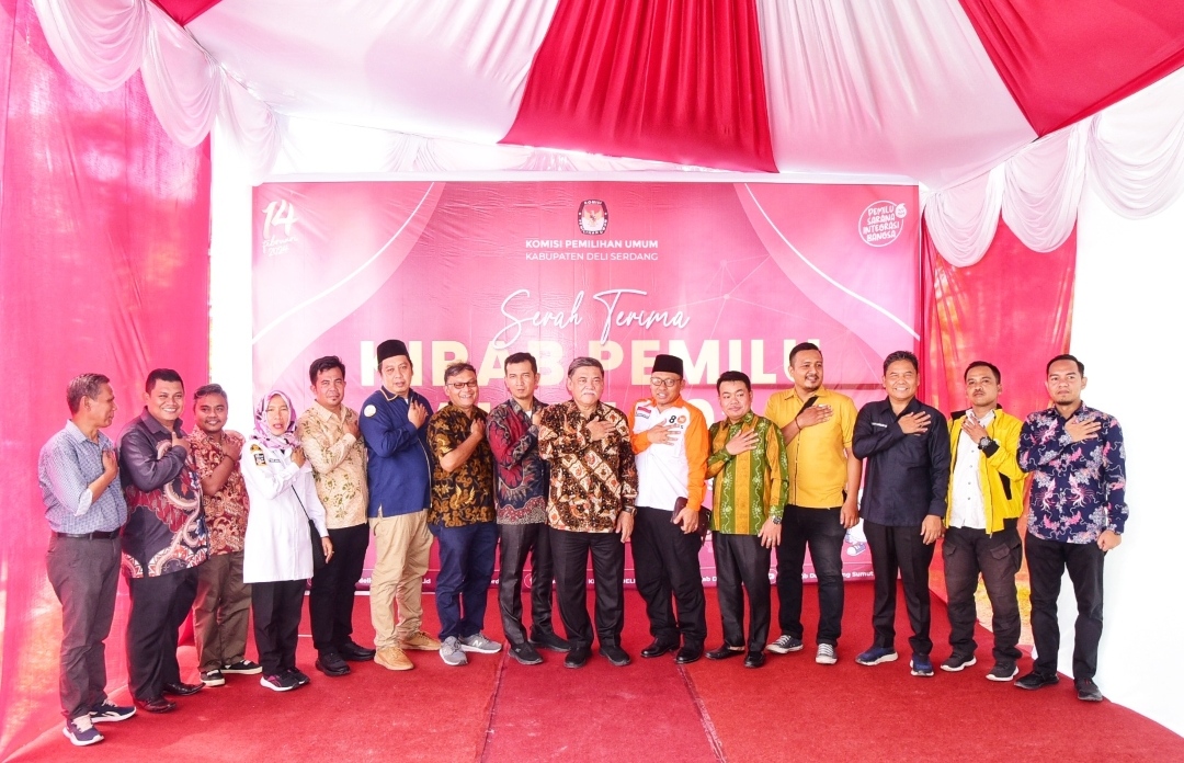Kirab Pemilu 2024, Ketua KPU Deli Serdang: Sosialisasikan secara Massif ke Masyarakat