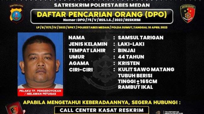 BADKO HMI Sumut: Tangkap Samsul Tarigan, Kembalikan Kepercayaan Masyarakat Terhadap Penegak Hukum